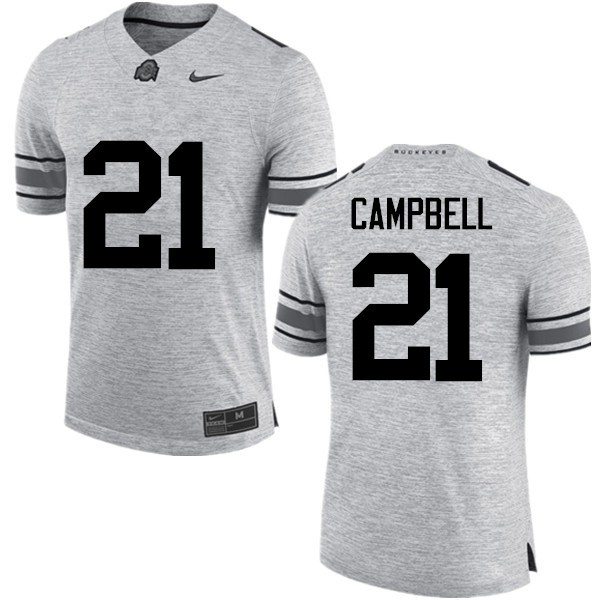 Ohio State Buckeyes #21 Parris Campbell Men High School Jersey Gray